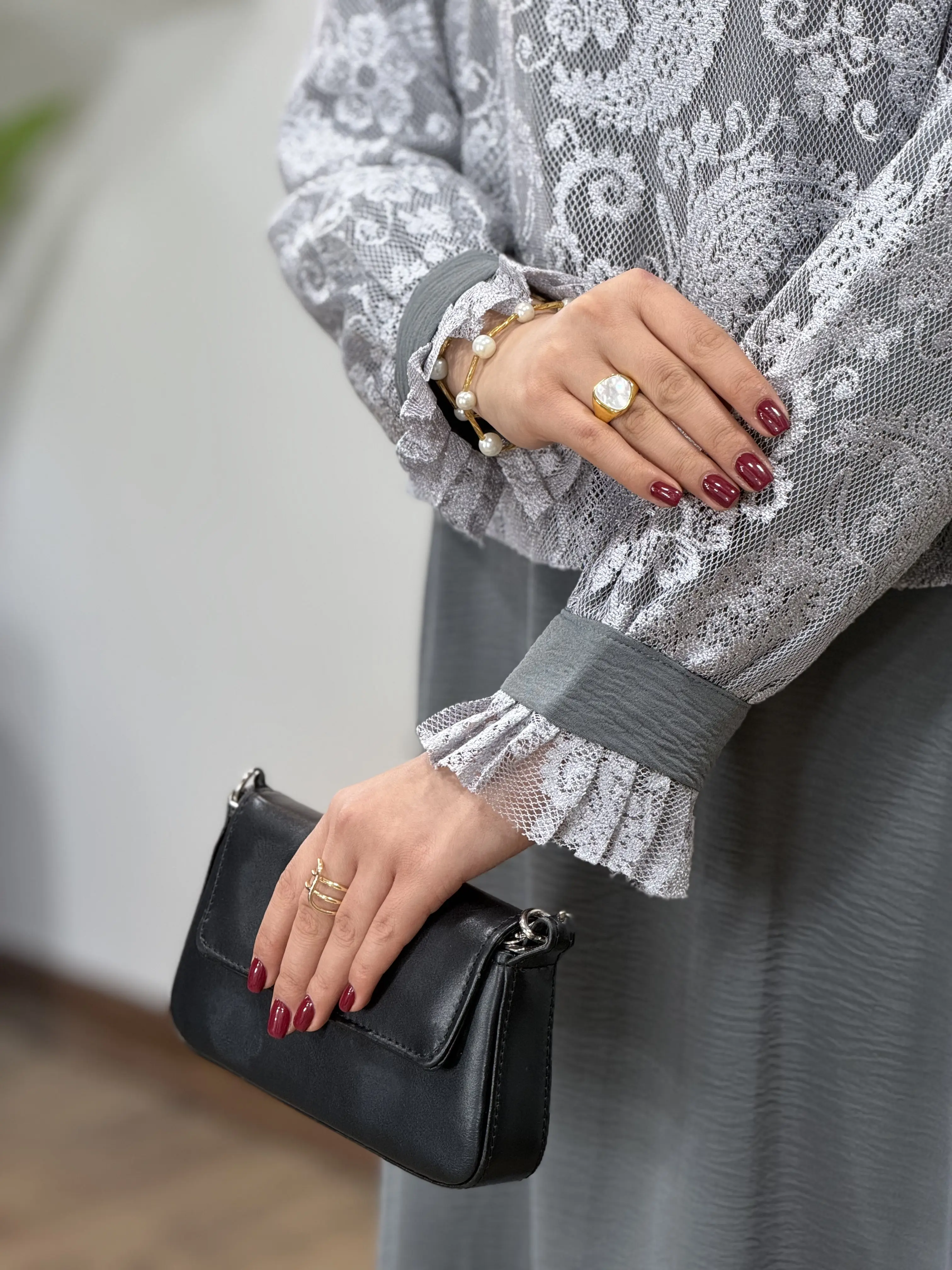 پیراهن مانتویی بلند ماریا